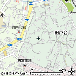 神奈川県横須賀市田戸台45周辺の地図
