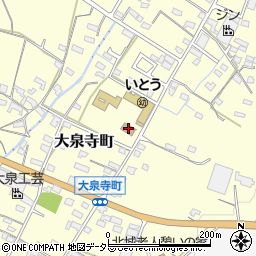大泉寺町公民館周辺の地図