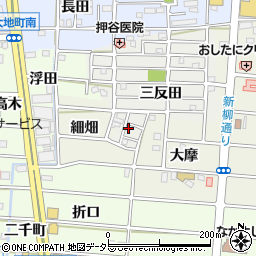 愛知県岩倉市南新町細畑周辺の地図