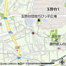 愛知県春日井市玉野町1155周辺の地図