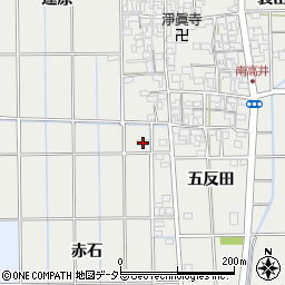 愛知県一宮市大和町南高井赤石周辺の地図