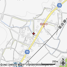 兵庫県朝来市物部1166周辺の地図