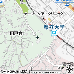 神奈川県横須賀市田戸台90周辺の地図