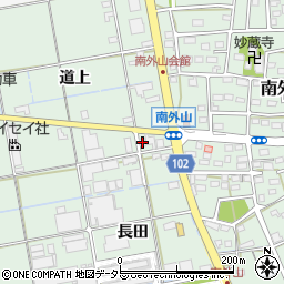 愛知県小牧市南外山長田3周辺の地図