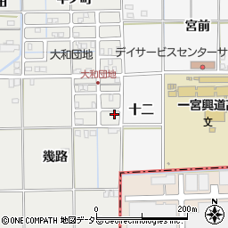 愛知県一宮市大和町南高井幾路111周辺の地図