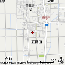 愛知県一宮市大和町南高井五反田2471周辺の地図