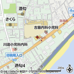 クリエイトＳＤ酒匂小学校前店周辺の地図