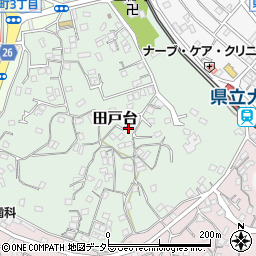 神奈川県横須賀市田戸台8周辺の地図