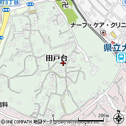 神奈川県横須賀市田戸台8周辺の地図