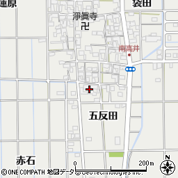 愛知県一宮市大和町南高井五反田2471-1周辺の地図