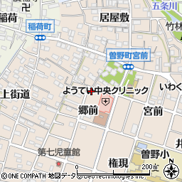 愛知県岩倉市曽野町郷前15周辺の地図