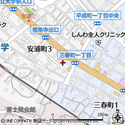 ウイング横須賀周辺の地図