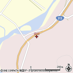 宮田周辺の地図