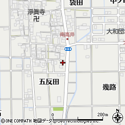 愛知県一宮市大和町南高井五反田92周辺の地図