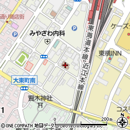 こくみん共済ｃｏｏｐ共済ショップ彦根店周辺の地図