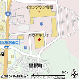 滋賀県彦根市古沢町55周辺の地図