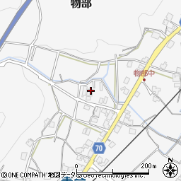 兵庫県朝来市物部1336周辺の地図
