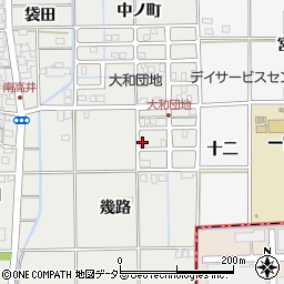 愛知県一宮市大和町南高井幾路66周辺の地図