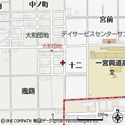 愛知県一宮市大和町南高井幾路104周辺の地図