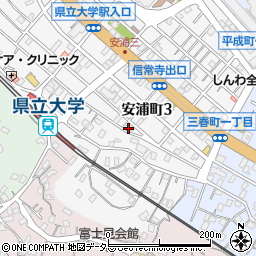 丸三商店周辺の地図