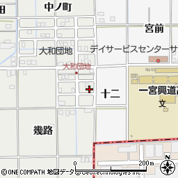 愛知県一宮市大和町南高井幾路105周辺の地図