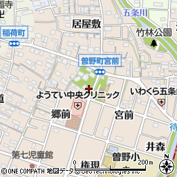愛知県岩倉市曽野町郷前11周辺の地図