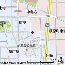 愛知県一宮市萩原町中島胡广塚27周辺の地図