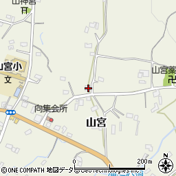 静岡県富士宮市山宮1445周辺の地図