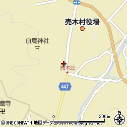 長野県下伊那郡売木村1306周辺の地図