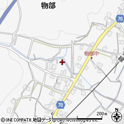 兵庫県朝来市物部1334周辺の地図