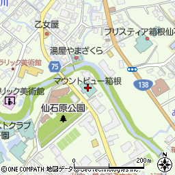 マウントビュー箱根周辺の地図