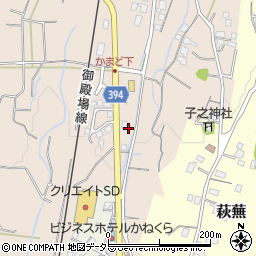 静岡県御殿場市竈843周辺の地図