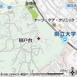 神奈川県横須賀市田戸台5周辺の地図