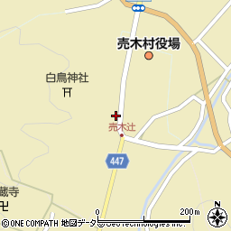 長野県下伊那郡売木村1305周辺の地図