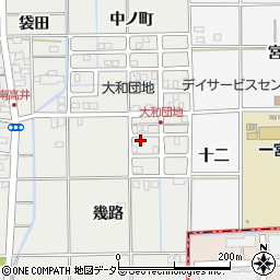 愛知県一宮市大和町南高井幾路68周辺の地図
