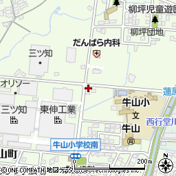 愛知県春日井市牛山町1250周辺の地図