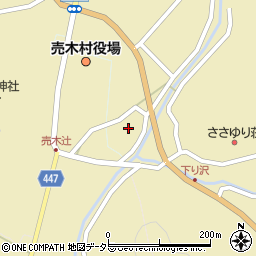 長野県下伊那郡売木村1034周辺の地図