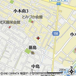 愛知県小牧市小木南3丁目500周辺の地図