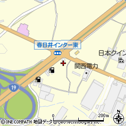 かつや愛知春日井インター店周辺の地図
