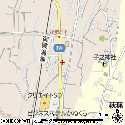 静岡県御殿場市竈845-1周辺の地図