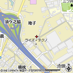 愛知県一宮市丹陽町九日市場地子15周辺の地図