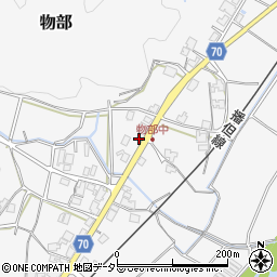 兵庫県朝来市物部1171周辺の地図