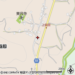 京都府船井郡京丹波町篠原大上周辺の地図