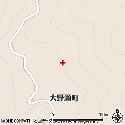 愛知県豊田市大野瀬町ウエノヒラ周辺の地図