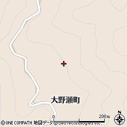 愛知県豊田市大野瀬町（ウエノヒラ）周辺の地図
