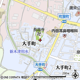 愛知県春日井市大手町4周辺の地図