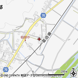 兵庫県朝来市物部1106周辺の地図