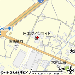 日本クインライト周辺の地図