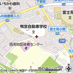 神奈川県小田原市南鴨宮2丁目36周辺の地図