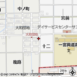 愛知県一宮市大和町南高井幾路94周辺の地図